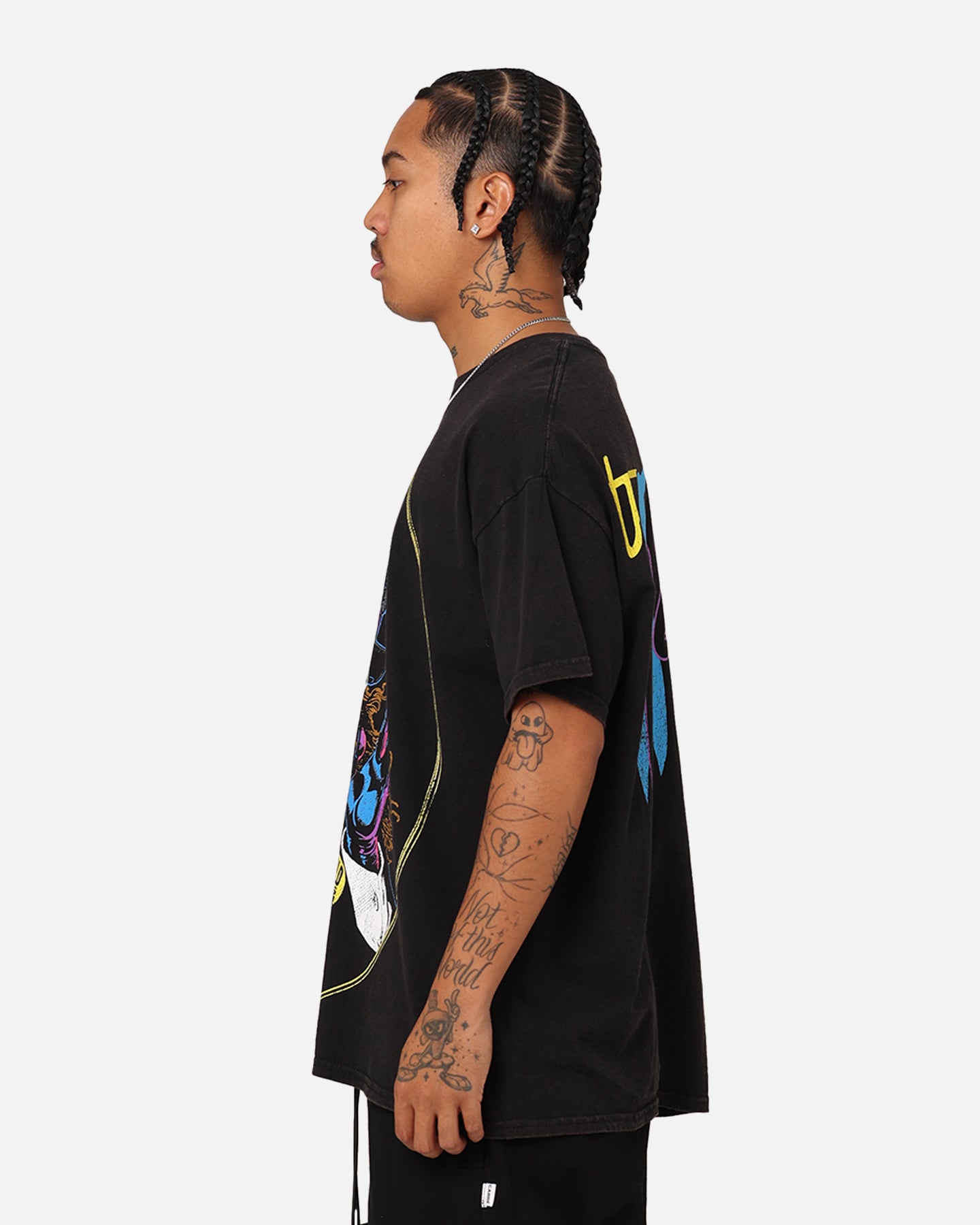 Goat Crew X DC Batman The Penguin Vintage T-Shirt Black Wash、mySite、zt4zffjzw