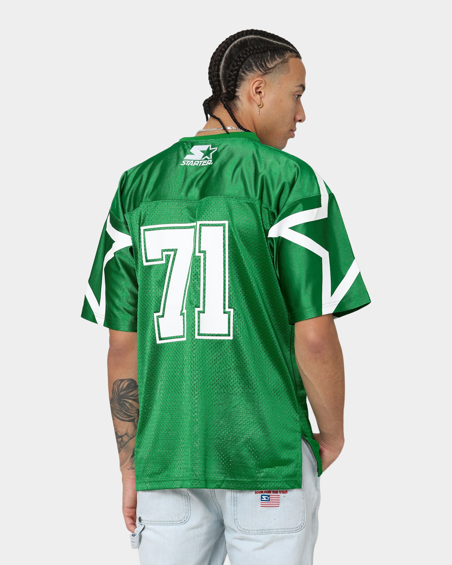 Starter Stars Football Jersey Green、mySite、zt4zffjzw