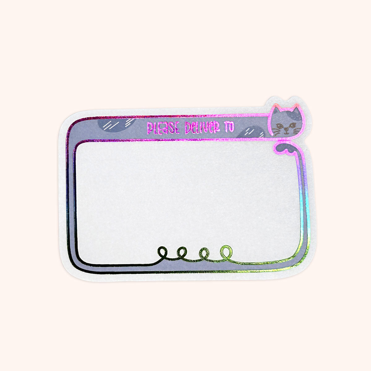  Happy Mail Rainbow Foil Mail Labels 15 Pack、mySite、ghnorth
