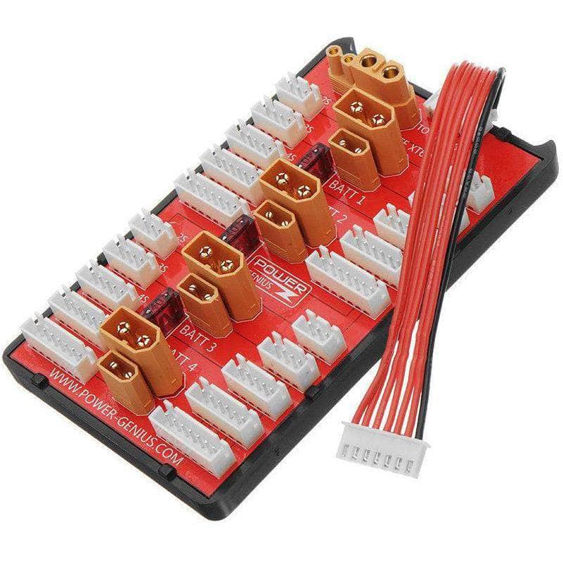  Power Genius 4 Pack 2-6S 2in1 Parallel Charging Board - XT30 & XT60、mySite、merchandisen