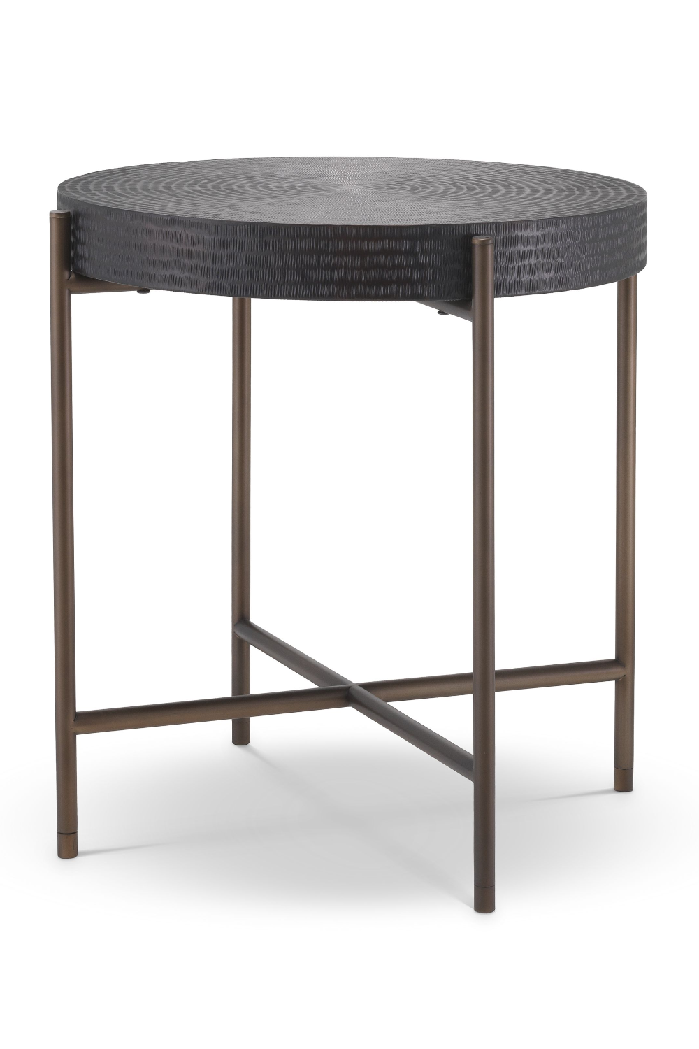 Round Gunmetal Side Table | Eichholtz Nikos、mySite、neckold