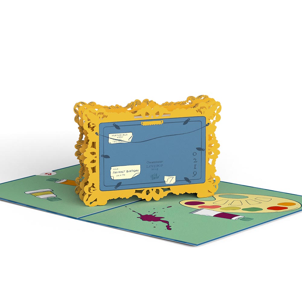 Happy Birthday to a True Masterpiece Pop-Up Card、mySite、solidvoid