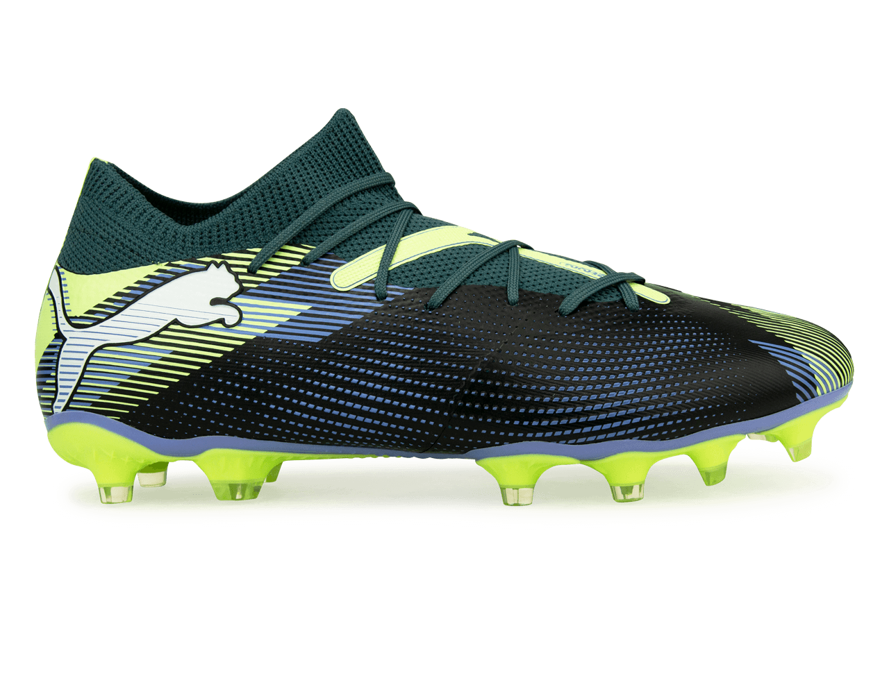 PUMA Men's Future 7 Match FG/AG Gray Skies/Puma White、mySite、noshort