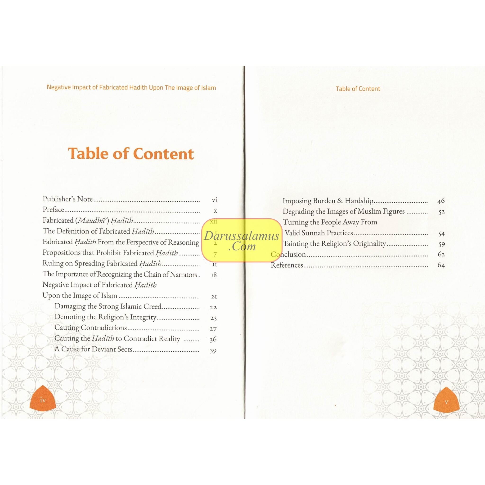 Negative Impact of Fabricated Hadith upon the Image of Islam、mySite、topwebapps