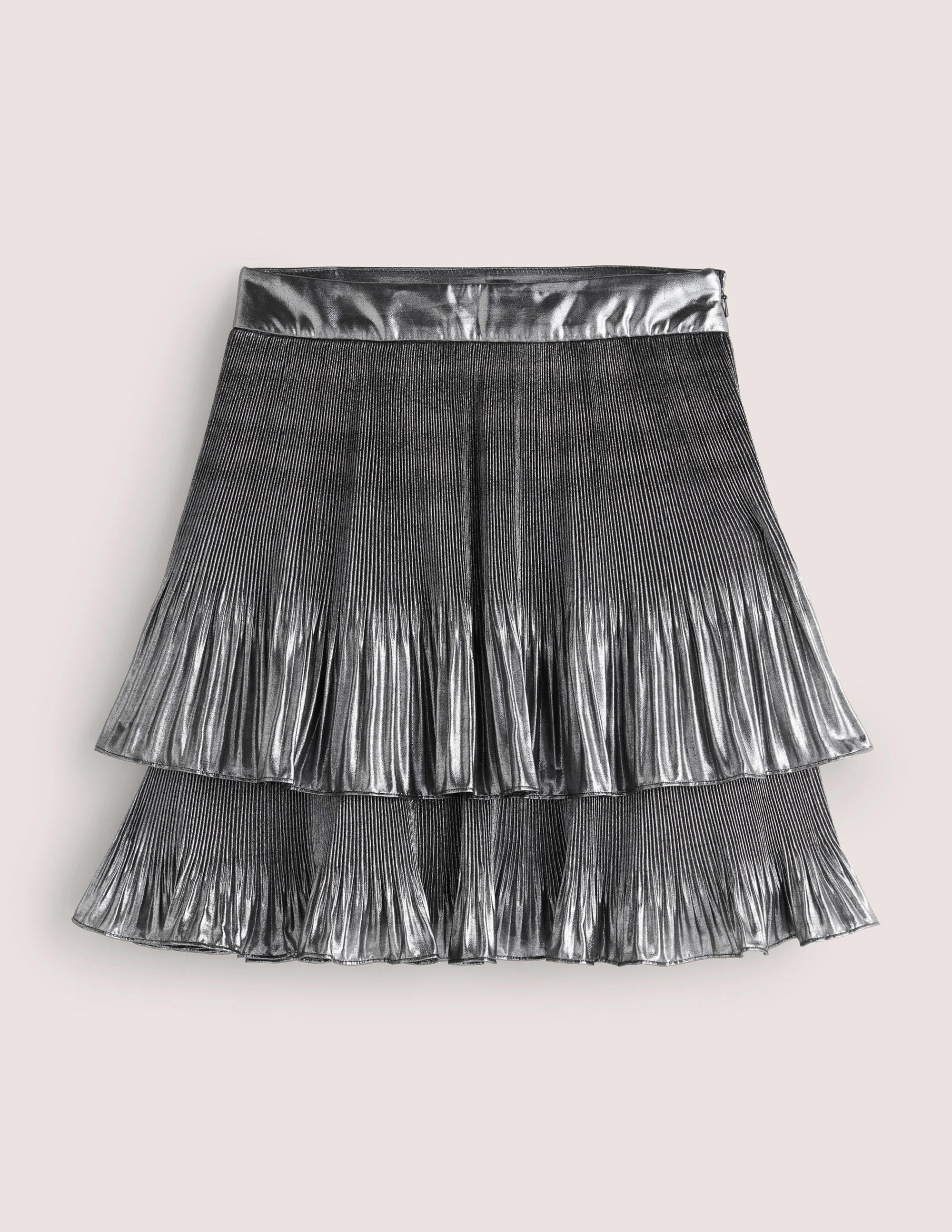  Plisse Mini Skirt-Party Metallic、mySite、ashleygrahame