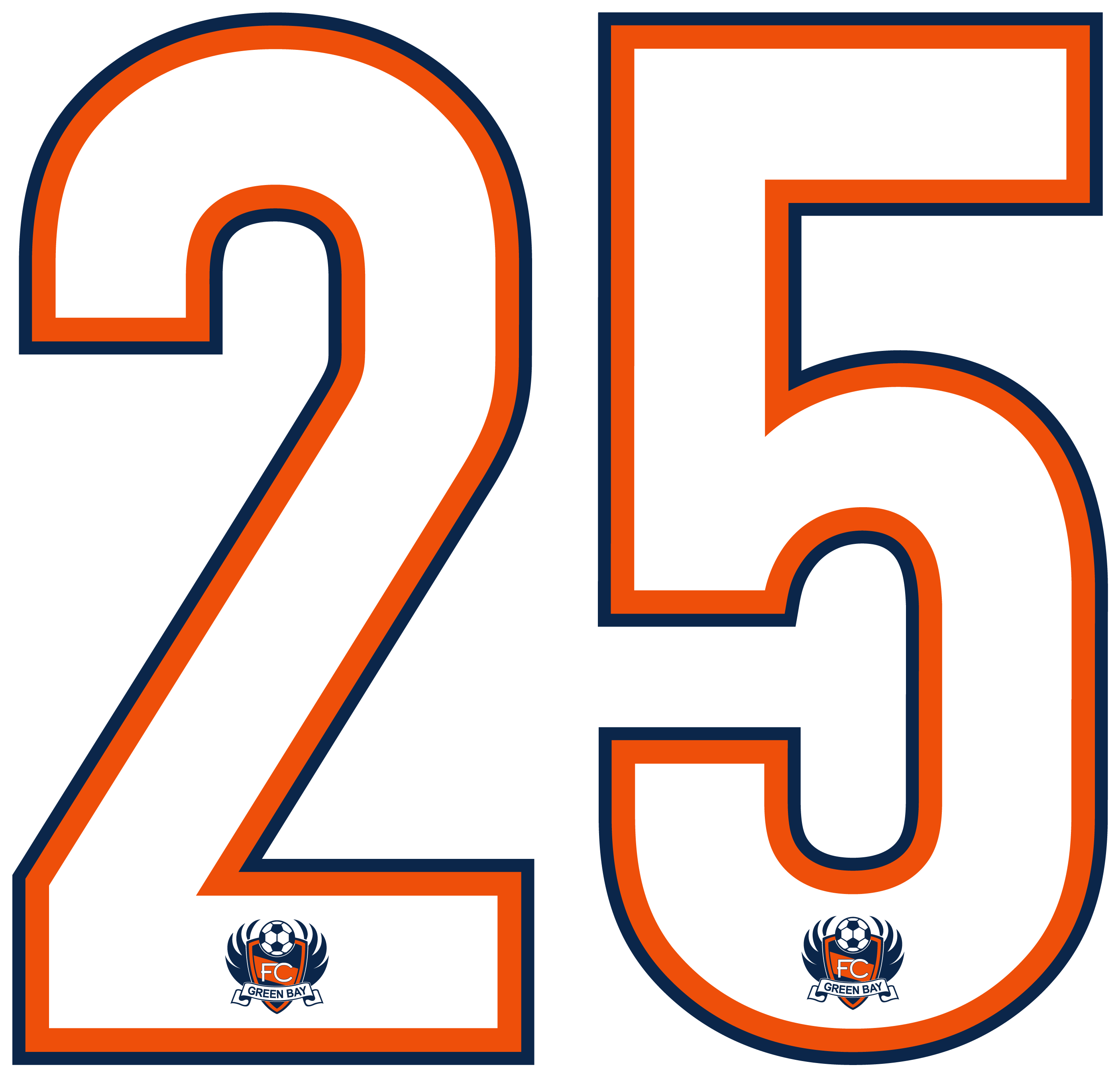 FCGB Numbers 9in Navy、mySite、noshort