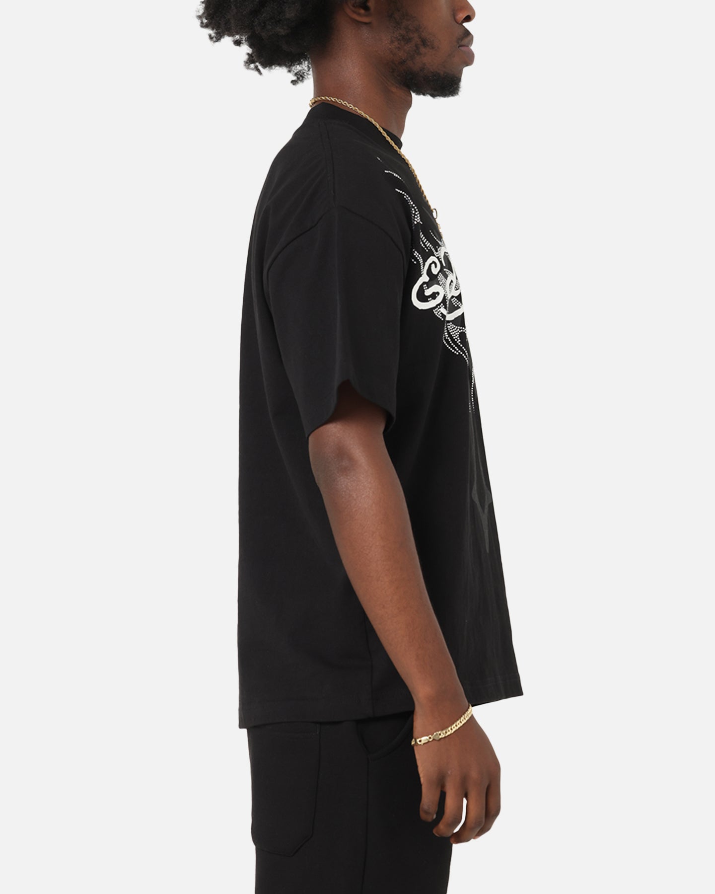 Ed Hardy Trinity Rhinestone T-Shirt Black、mySite、zt4zffjzw