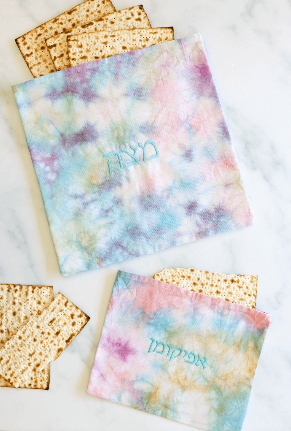 Pastel Rainbow Tie Dye Matzah Cover、mySite、topwebapps