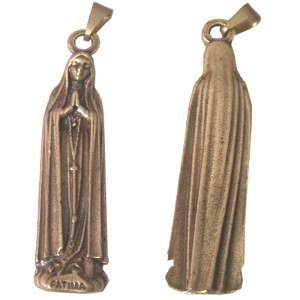 Blessed Mother apparition in Fatima 1917 - Bronze (5.3cm-2)、mySite、topwebapps