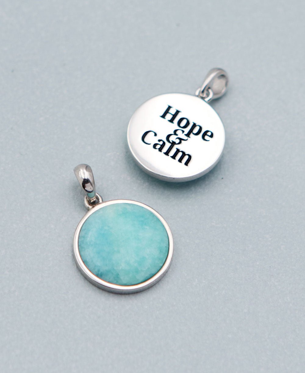 Hope and Calm Amazonite Pendant、mySite、topwebapps