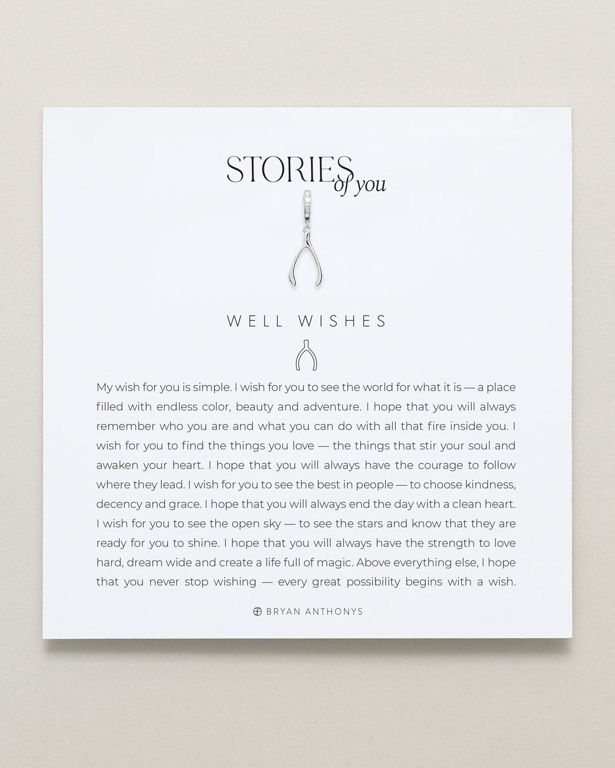 Stories of You — Well Wishes Charm、mySite、hinf8tx79