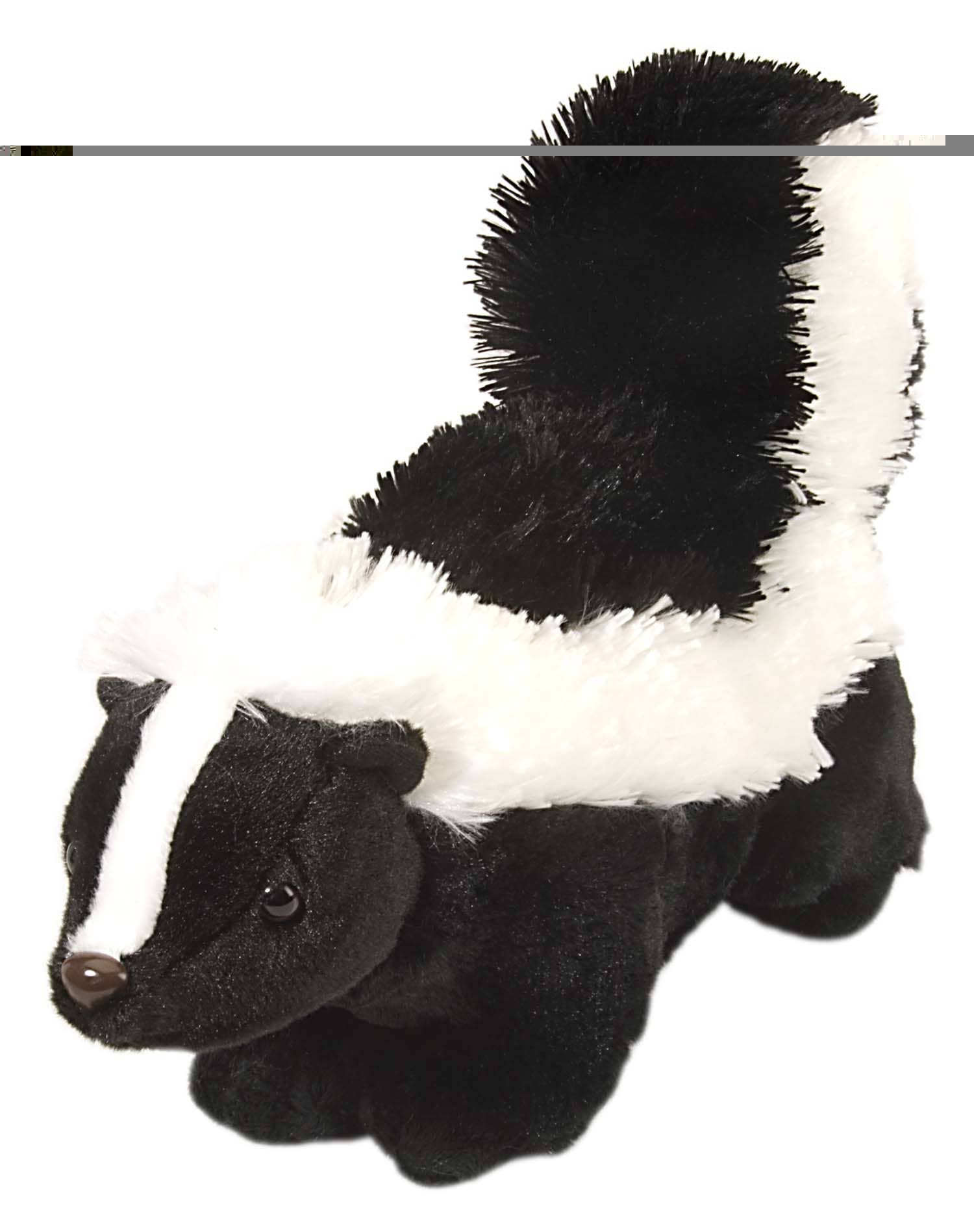 Realistic Plush Skunk Stuffed Animal - 12、mySite、g9winljtr