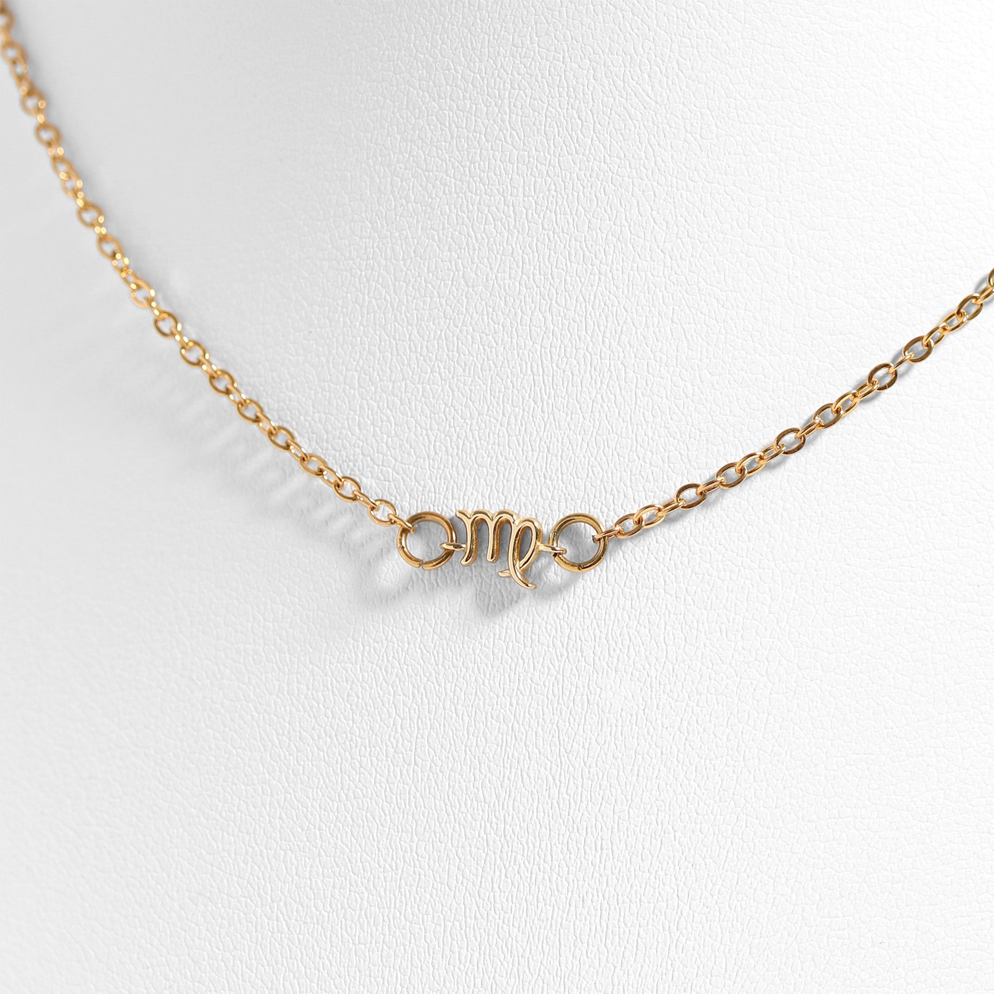 14K Gold Plated Sterling Silver Zodiac Connector Charm for Permanent Jewelry / PMJ1032、mySite、dreamappss