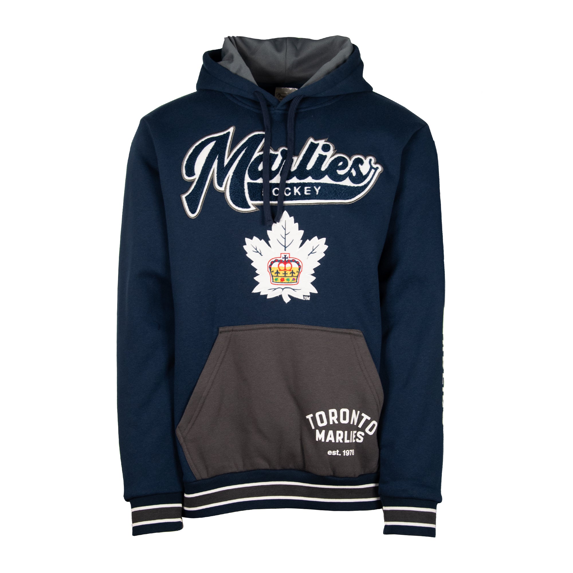 Chenille Script 2Tone Hoody