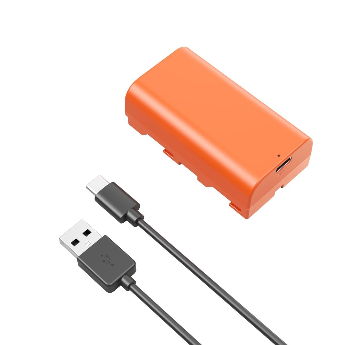 SmallRig NP-F550 USB-C Rechargeable Camera Battery (Orange) 4971、mySite、camillekostekn