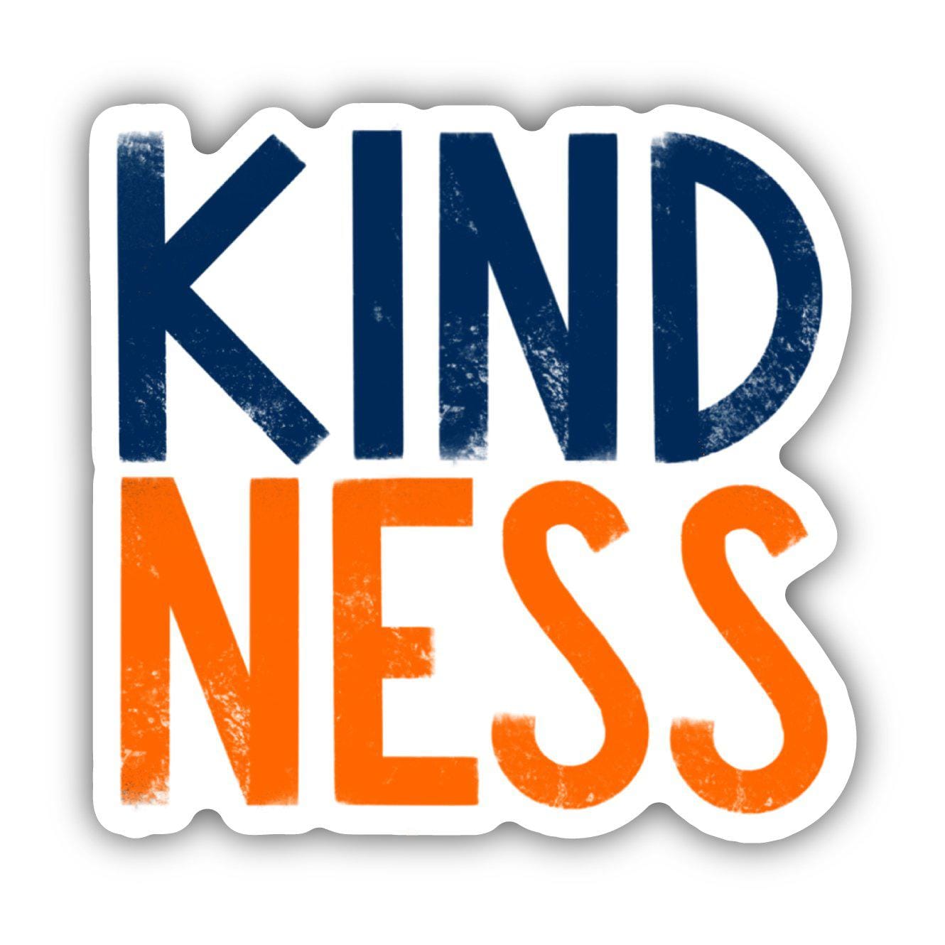  Kindness Blue & Orange Sticker、mySite、elrpsem3k