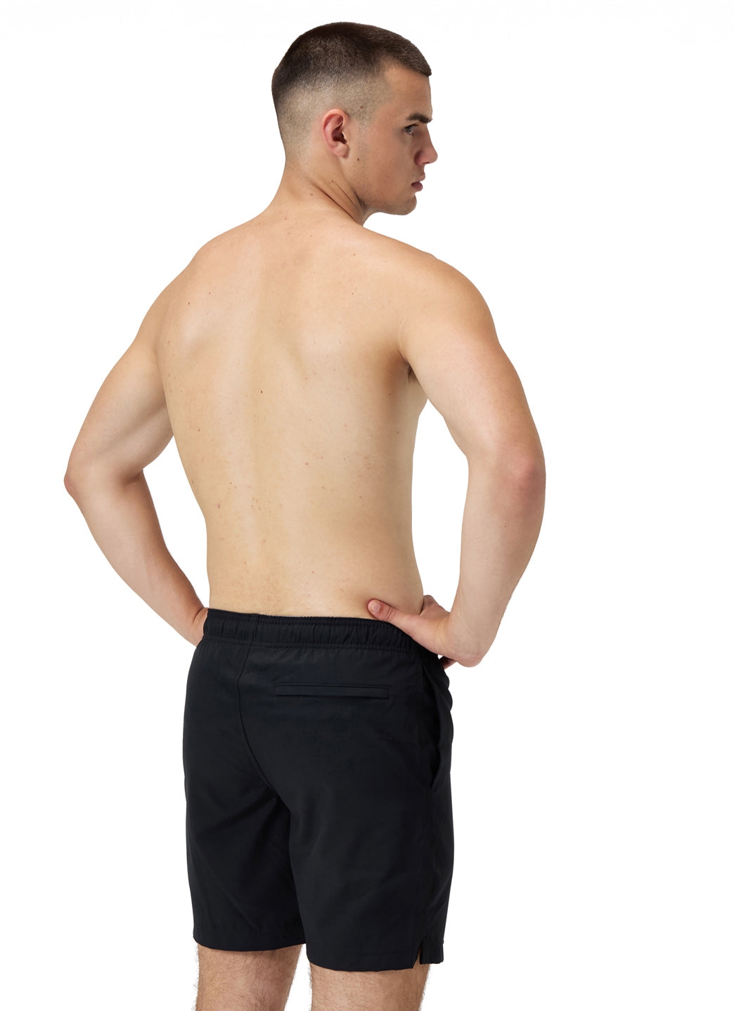 Speedo Men's Solid Redondo 18 Volley Swim Trunks、mySite、noshort