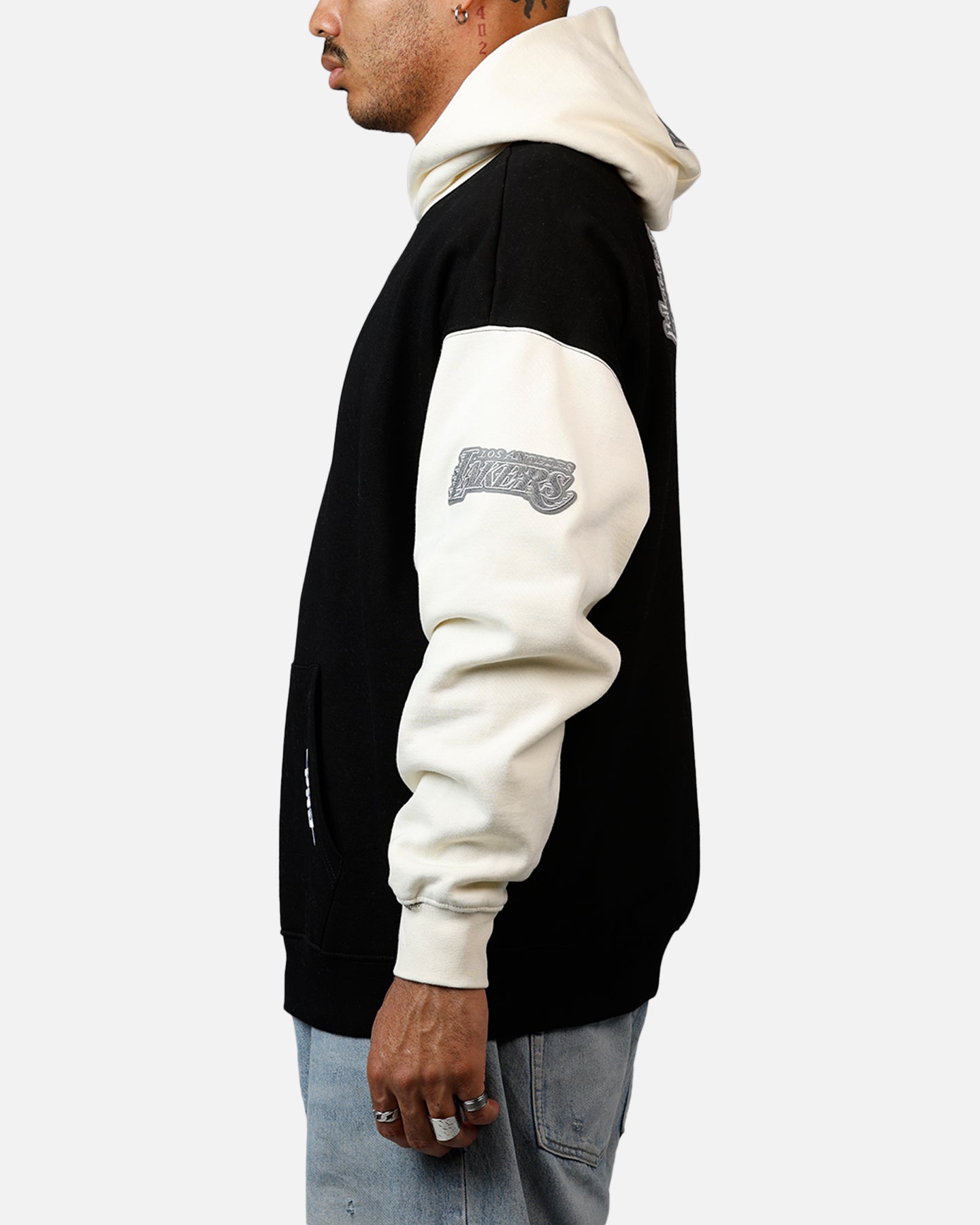 Pro Standard Los Angeles Lakers Reverse French Terry Hoodie Black/Grey、mySite、zt4zffjzw