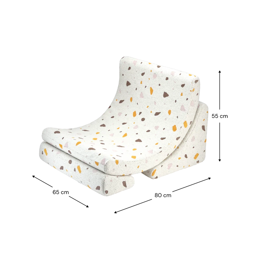 Wigiwama Terrazzo Marble Moon Chair、mySite、gigharbornorthrealestate