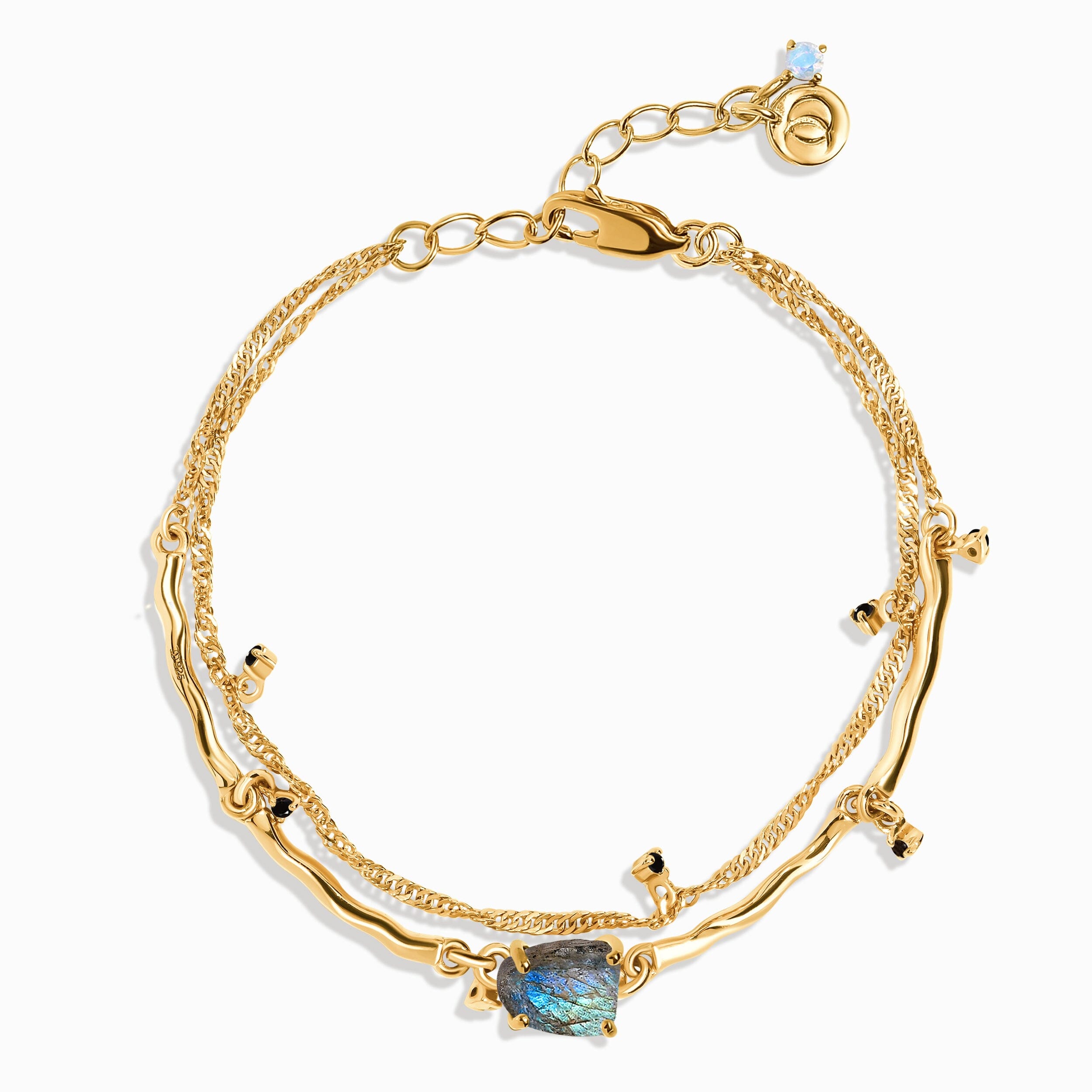 Raw Crystal Bracelet - Flow Labradorite、mySite、hinf8tx79