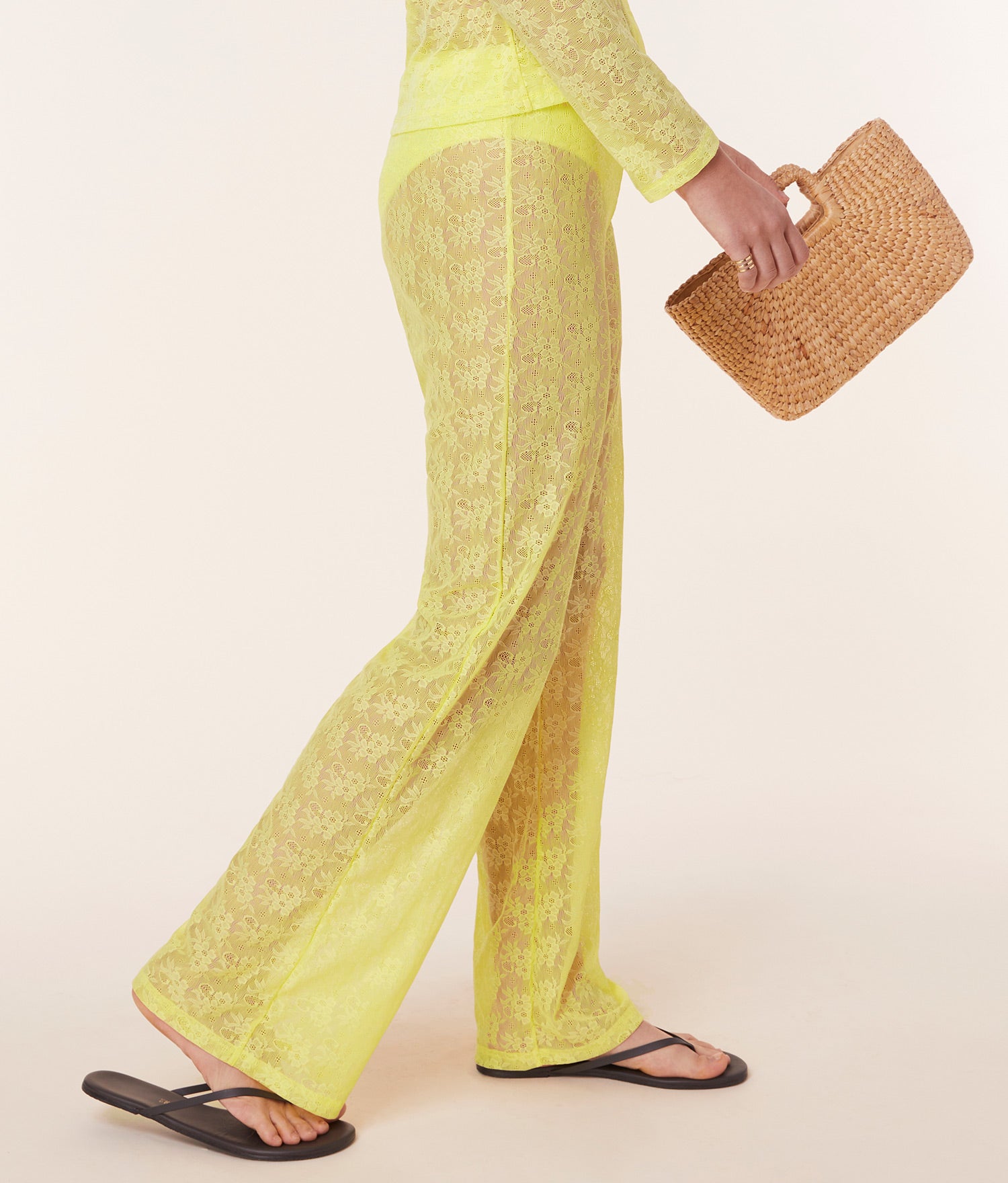  The Suva Pant - Floral Lace - Limeade、mySite、ashleygrahame