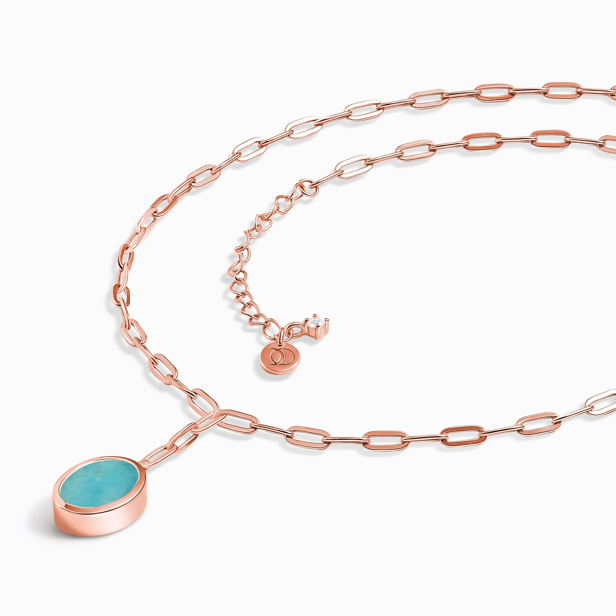 Amazonite Widelink Necklace - Enfolded Abundance、mySite、hinf8tx79