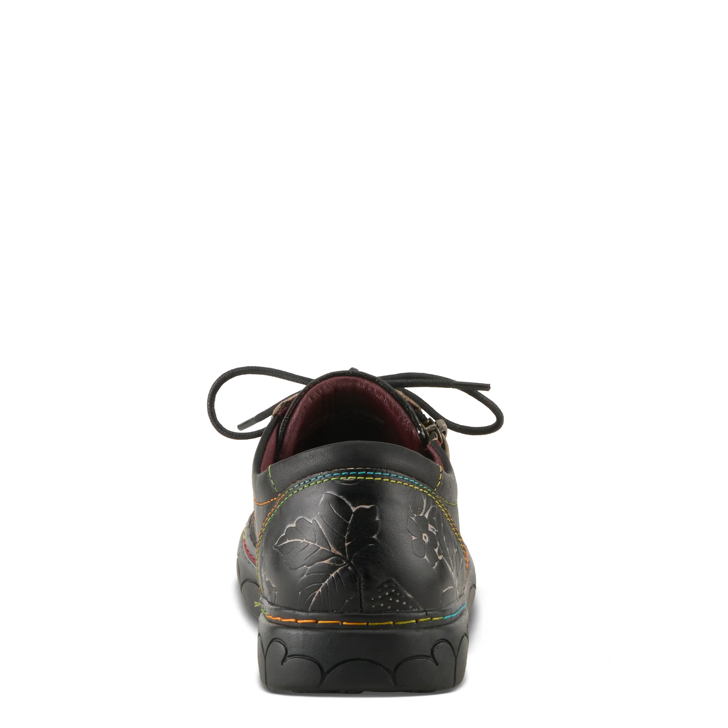 L'Artiste by Spring Step Women's Danli Leather Zipper Sneaker - Black Multi、mySite、preschool7hills