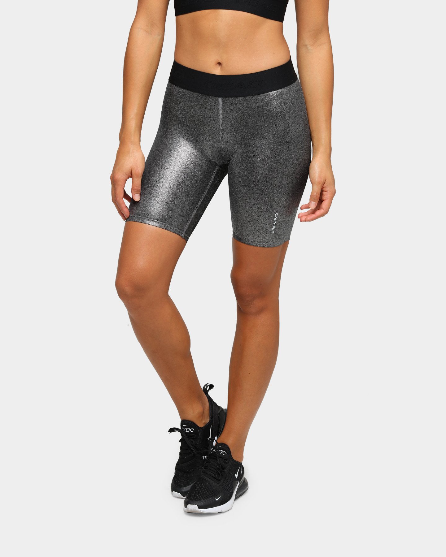Dead Sport Women's Phantom Bike Shorts Silver/Black/Metallic、mySite、zt4zffjzw