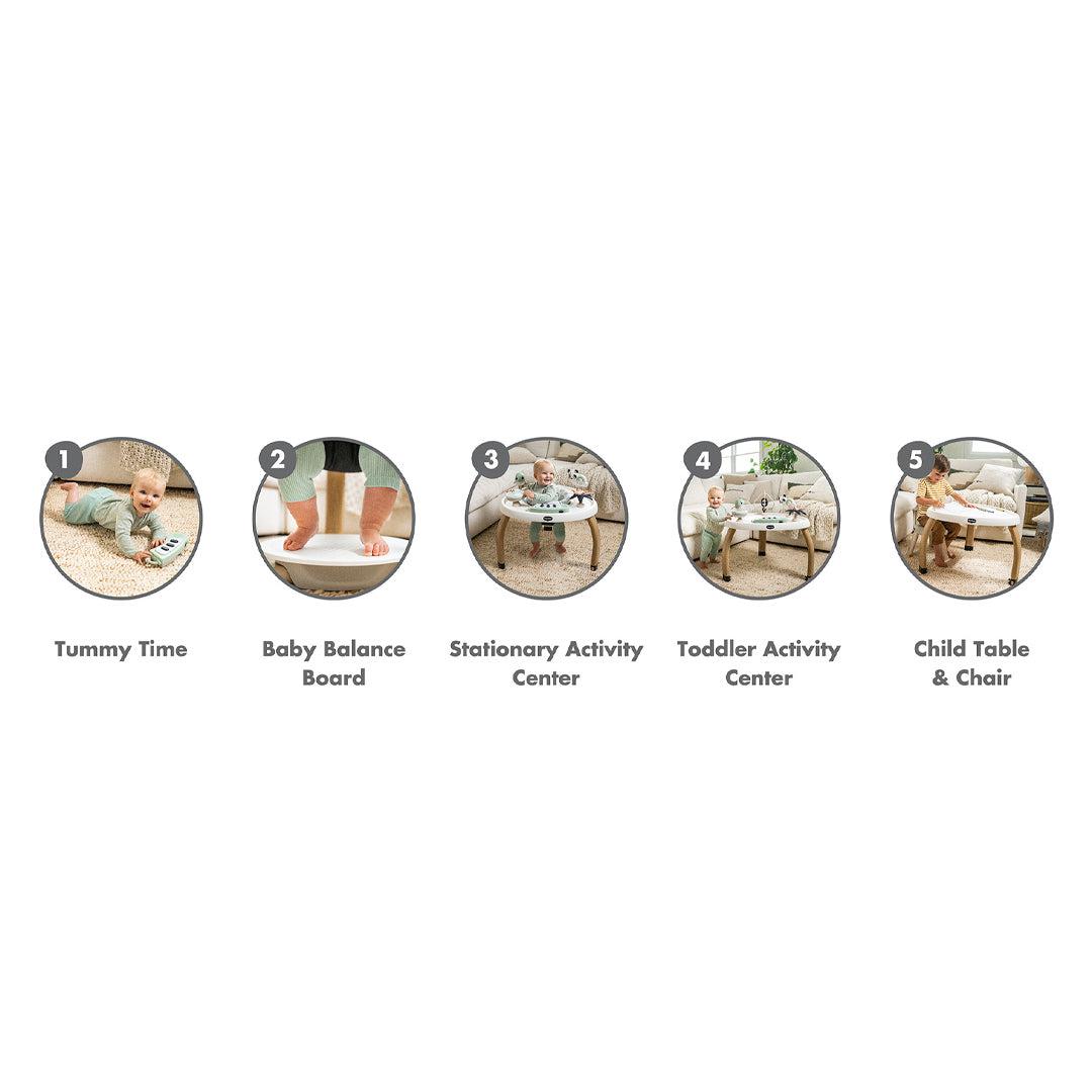  Tiny Love Stationary Activity Center - Black & White、mySite、merchandisen