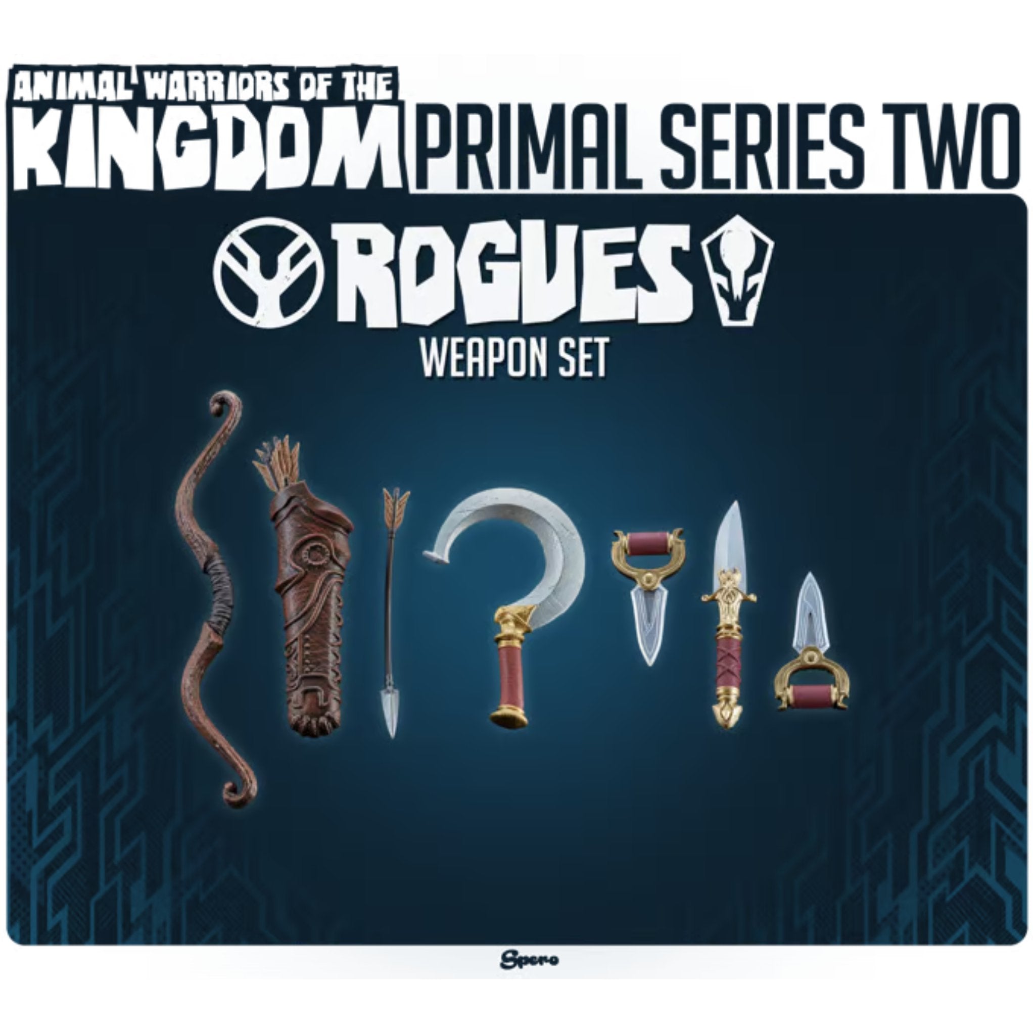 Animal Warriors of The Kingdom Primal Collection Series 2 Rogues Weapon Set、mySite、hgirdovlk
