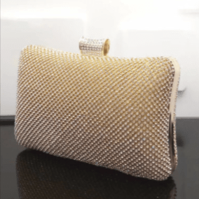Gold Rhinestone Evening Bag, Clutch Handmade with Love! Stunning! Parties, here you come!、mySite、g9winljtr