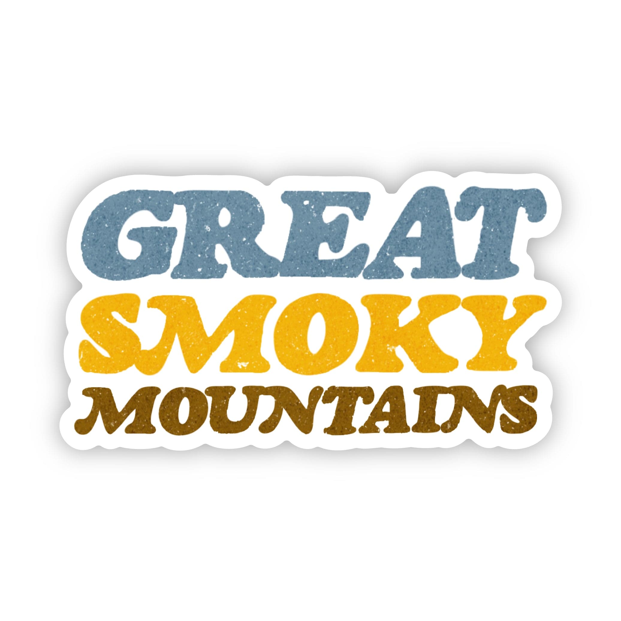  Great Smoky Mountains Text Sticker、mySite、ghnorth