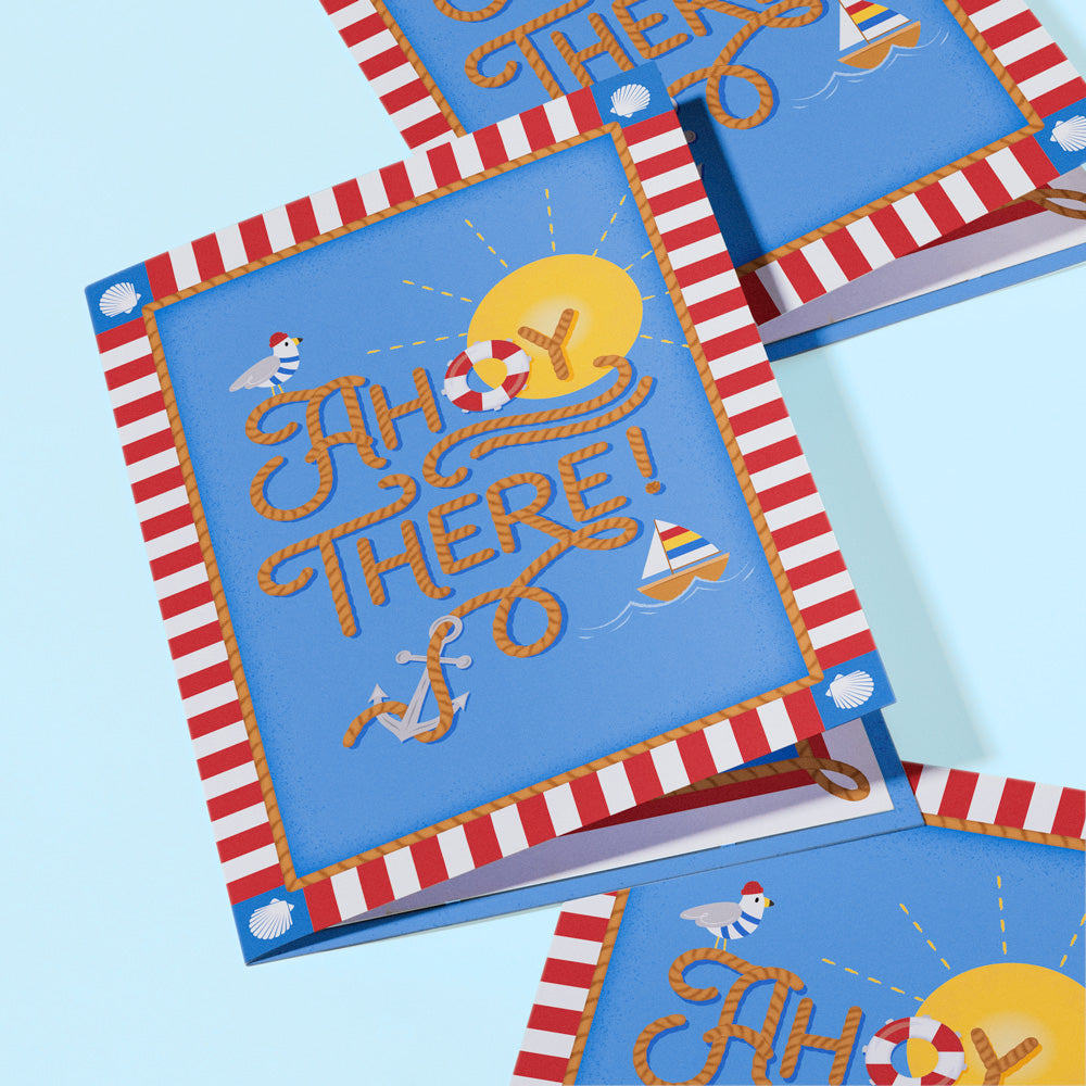 'Ahoy There' Plushpop Card、mySite、solidvoid