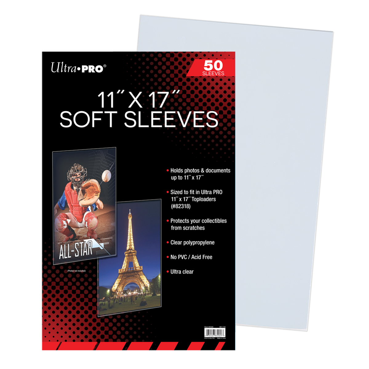 Ultra PRO 11 x 17 Soft Sleeves (50)、mySite、waistdrama