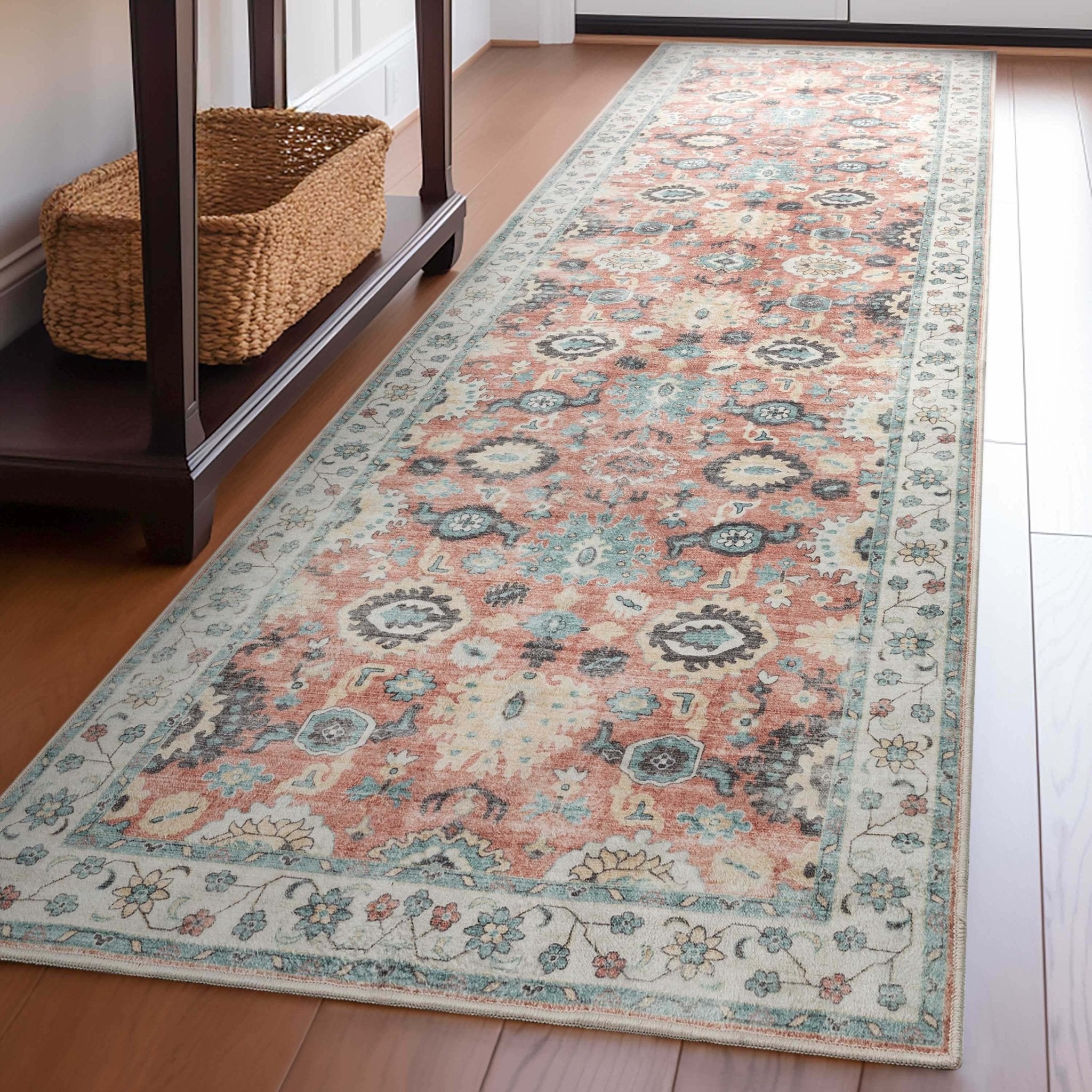 Elle Basics Gala Oriental Easy-Clean Washable Rug by Well Woven - Durable, Non-Slip, Low-Profile Design for Home Comfort、mySite、gigharbornorthrealestate