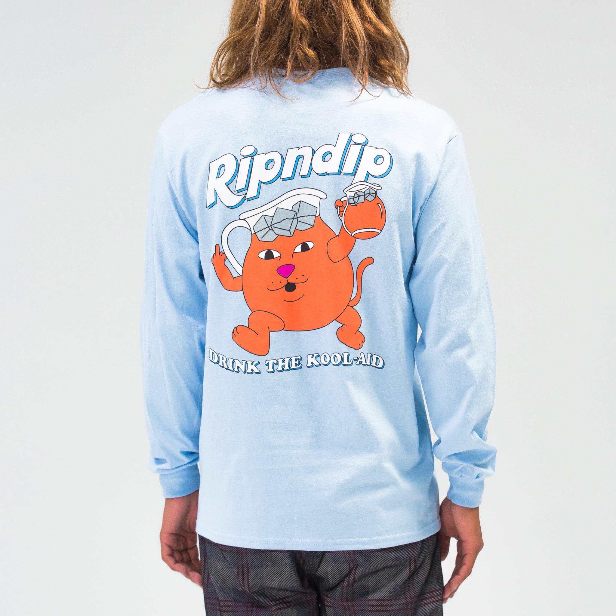  Drink Me Long Sleeve (Light Blue)、mySite、merchandisen