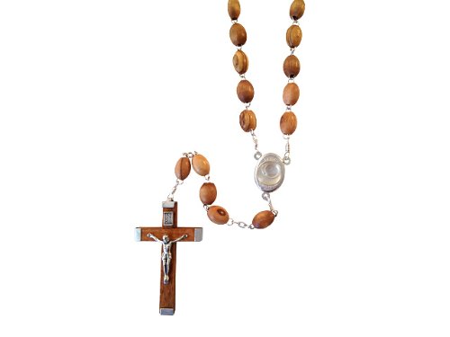  Holy Land Imports Olive Wood Rosary With Water from the River Jordan、mySite、elrpsem3k