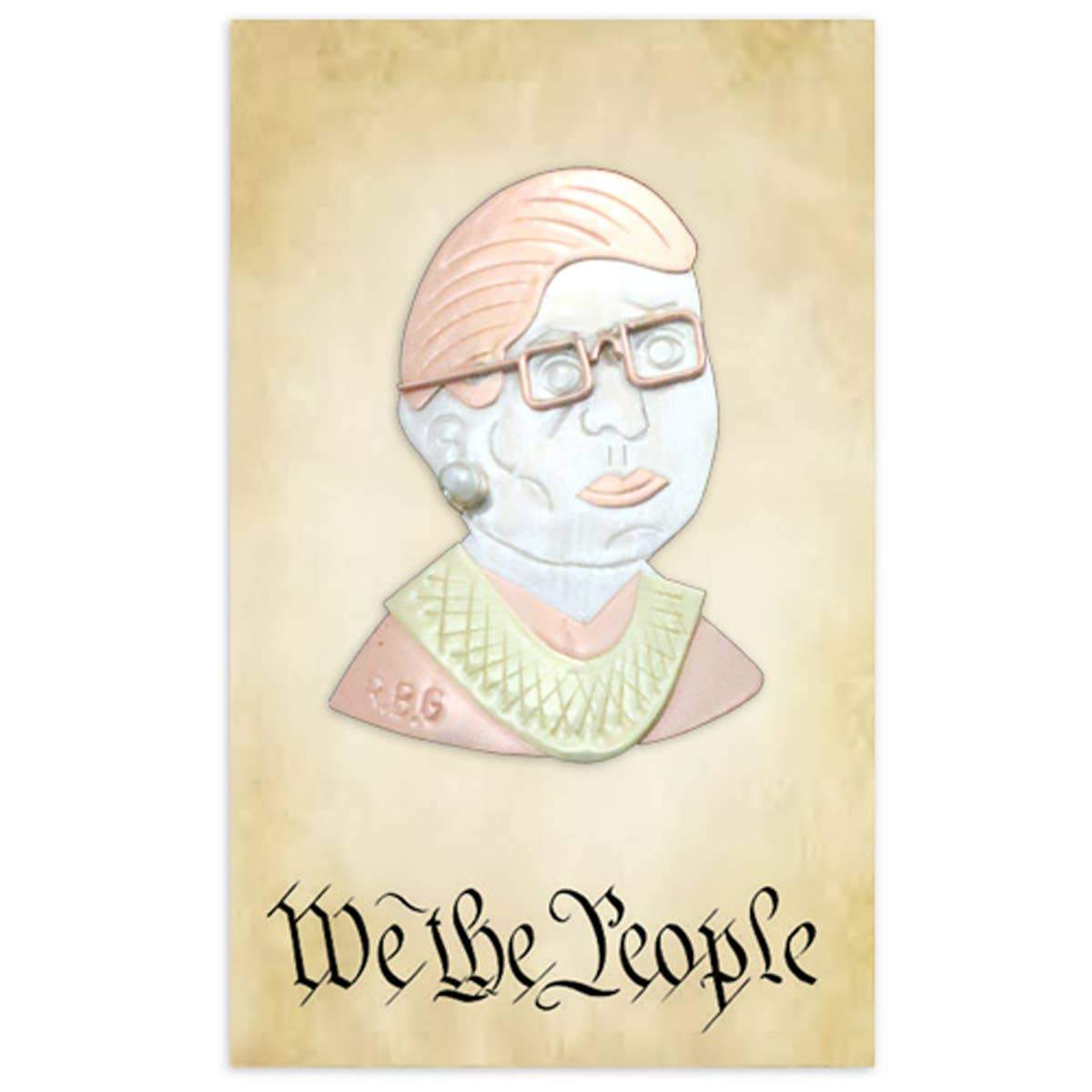 Ruth Bader Ginsberg Metal Pin、mySite、topwebapps