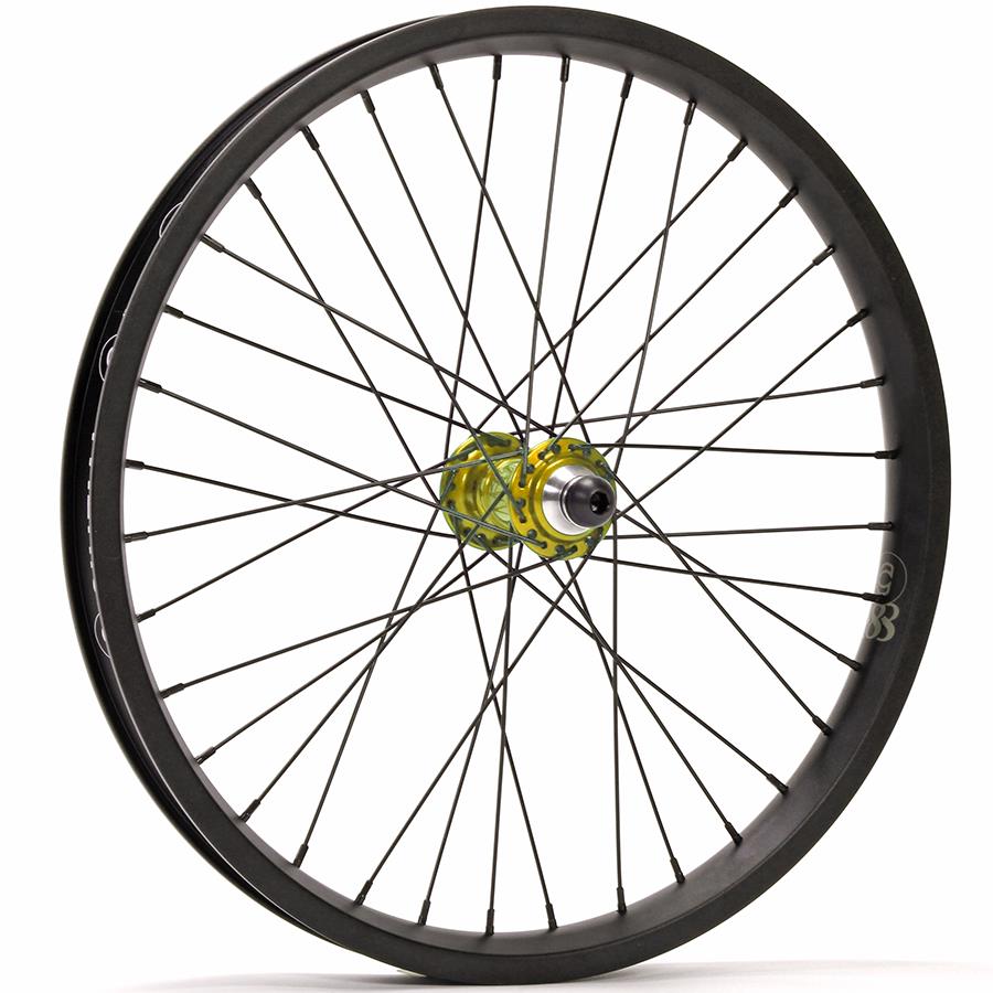  Profile Mini / Cinema 888 / Titanium Spokes Front Custom Wheel、mySite、merchandisen