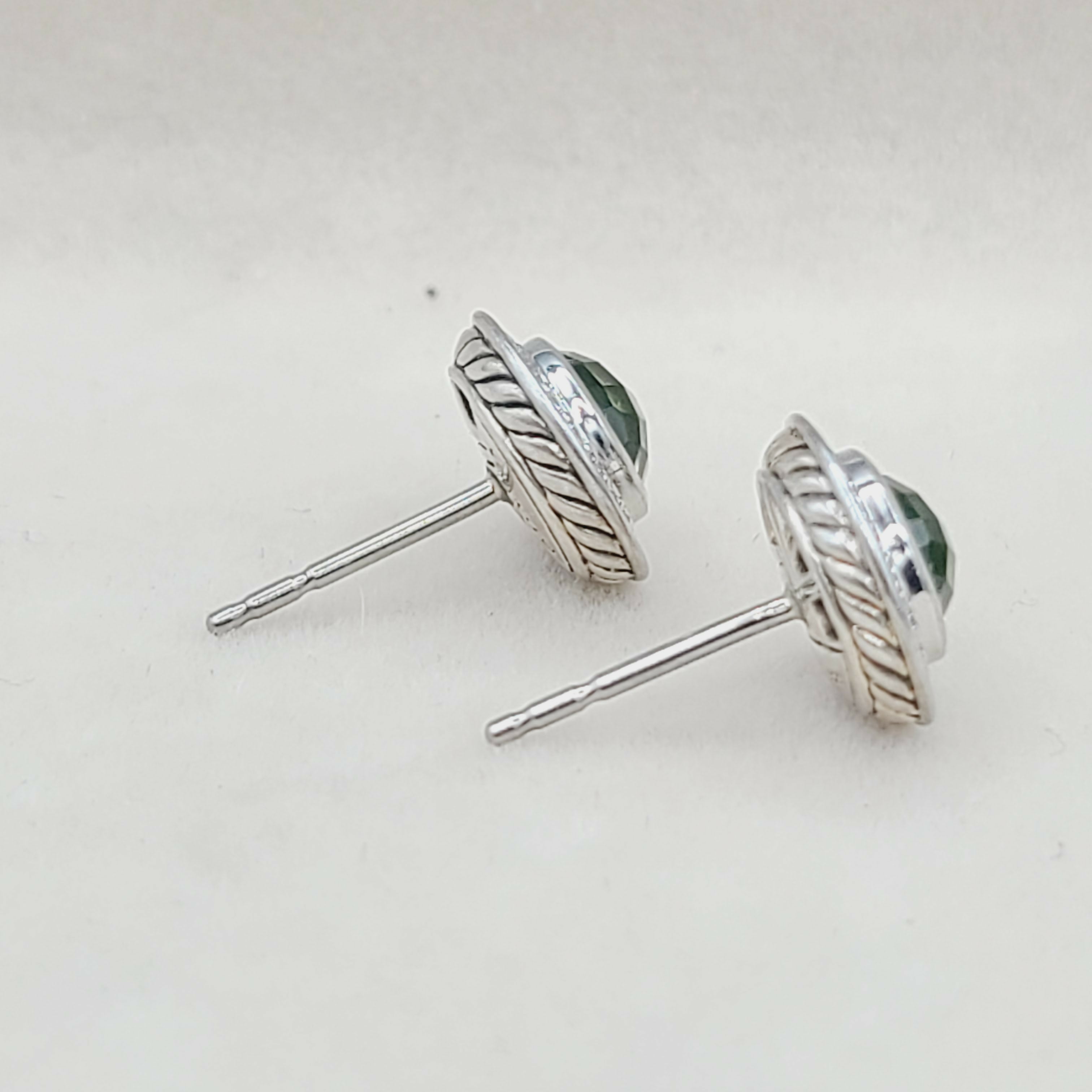 David Yurman Cerise Earrings Peridot & Diamonds、mySite、hinf8tx79