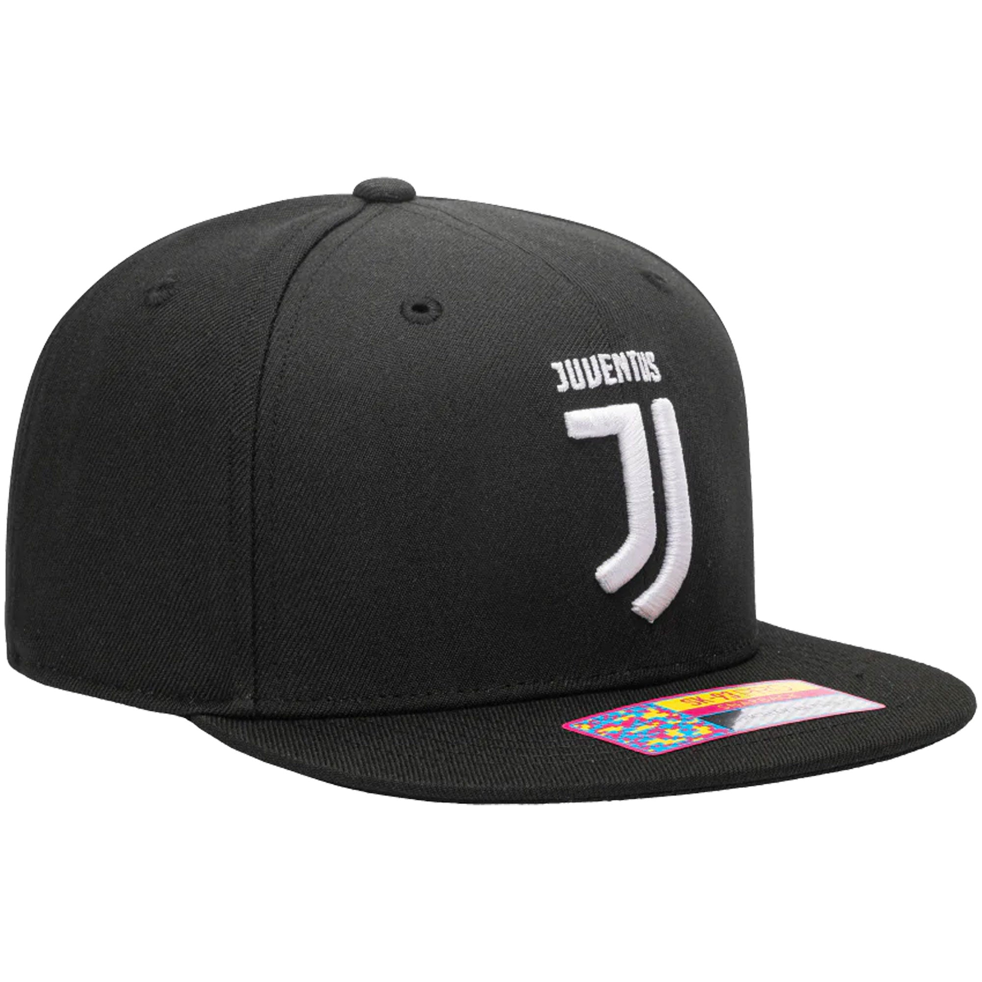 Fan Ink Juventus Snapback Hat Black/White、mySite、bottomscart