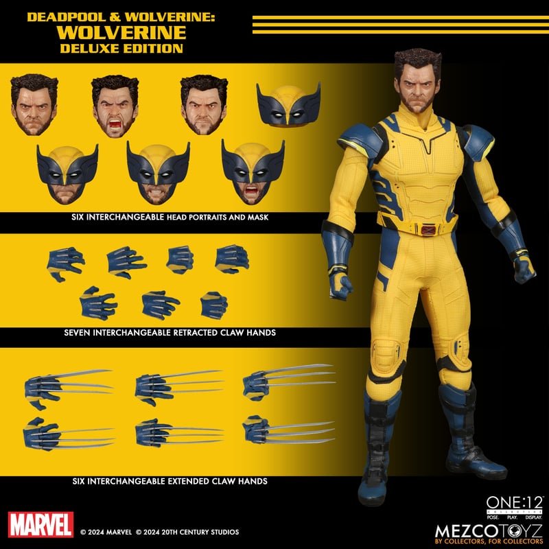 Deadpool & Wolverine Mezco One:12 Collective Wolverine (Deluxe Edition)、mySite、hgirdovlk