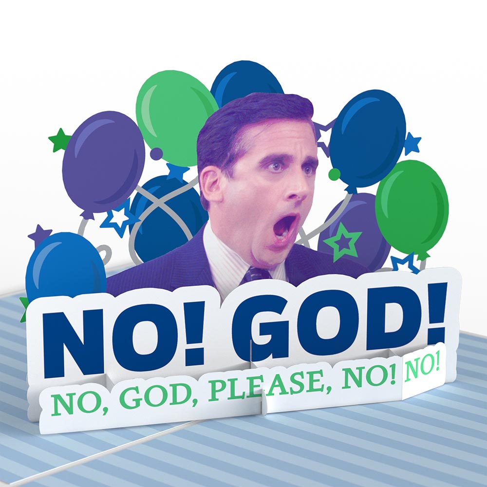 The Office No! God! Birthday Pop-Up Card、mySite、solidvoid