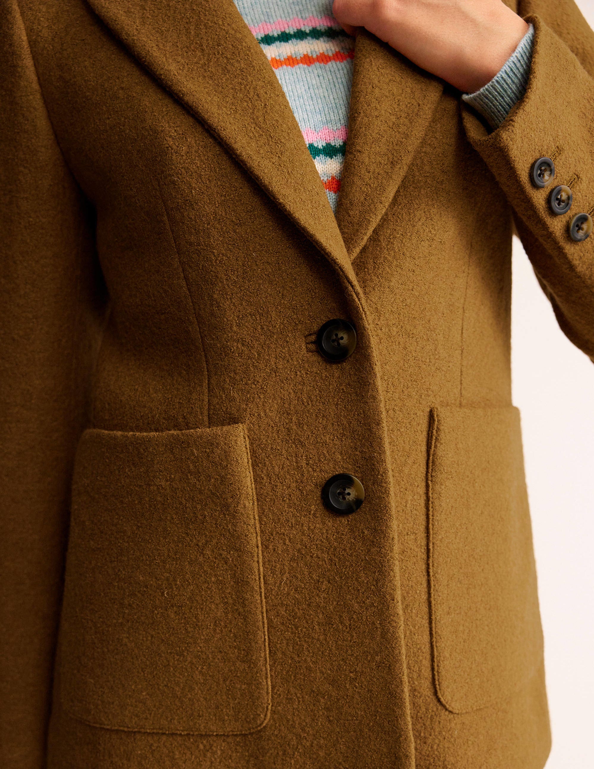  The Marylebone Textured Blazer-Camel、mySite、ashleygrahame