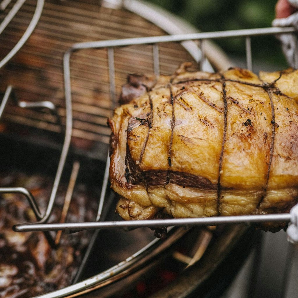 Big Green Egg Stainless Steel Roasting Rack、mySite、noshort