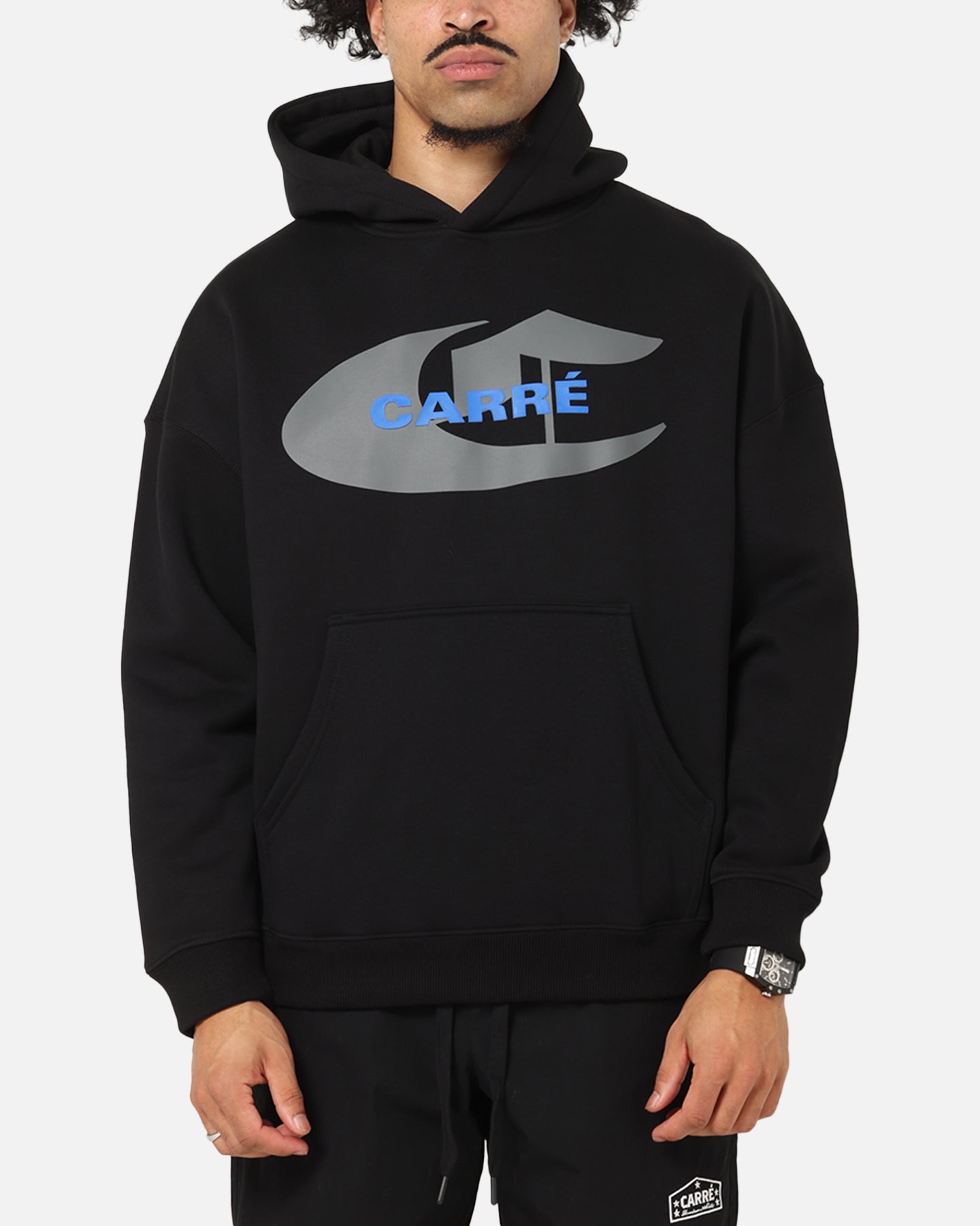 Carre Crested Hoodie Black、mySite、zt4zffjzw