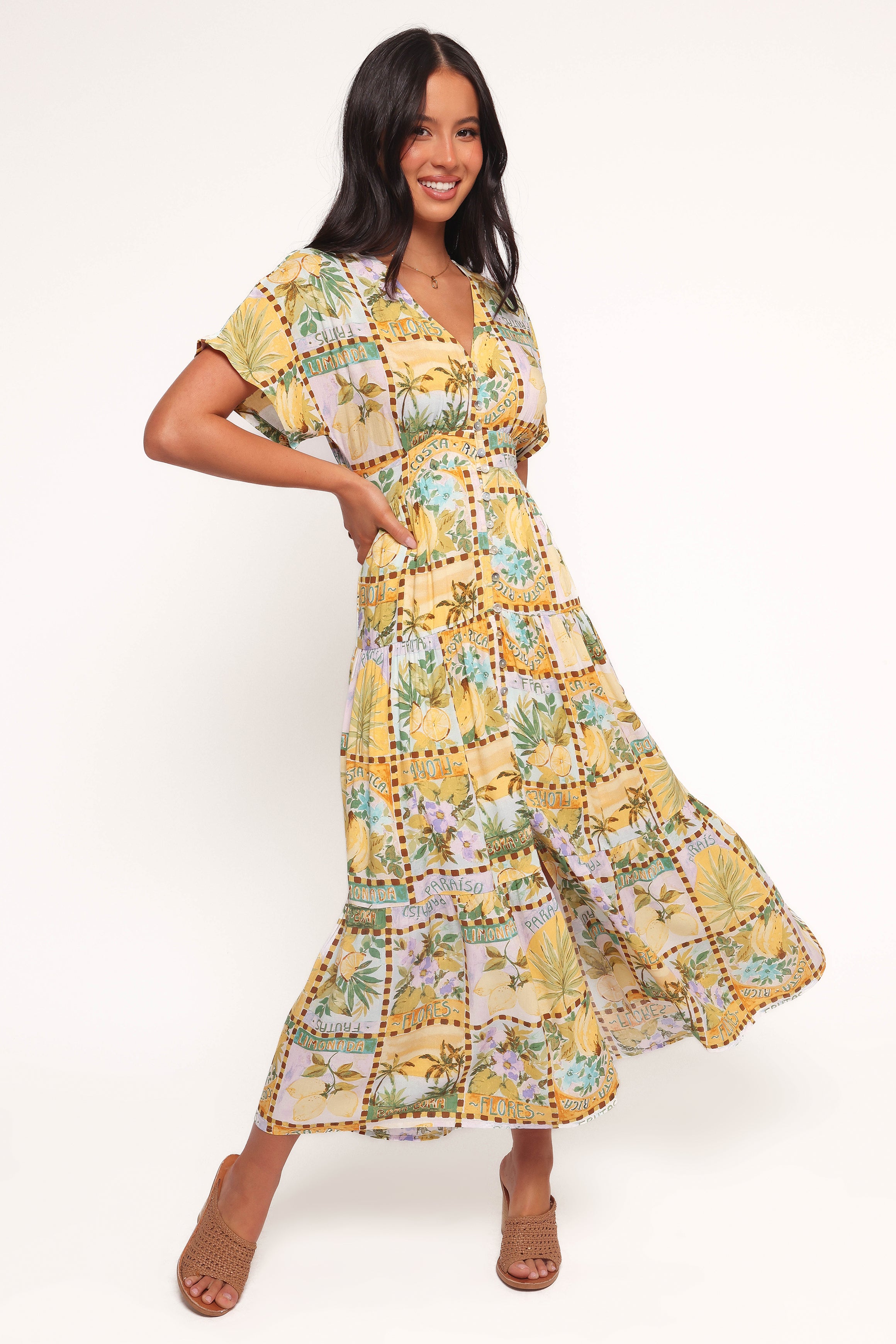  Sorrento Maxi Dress - Tropical Sun、mySite、sugarbowlscore