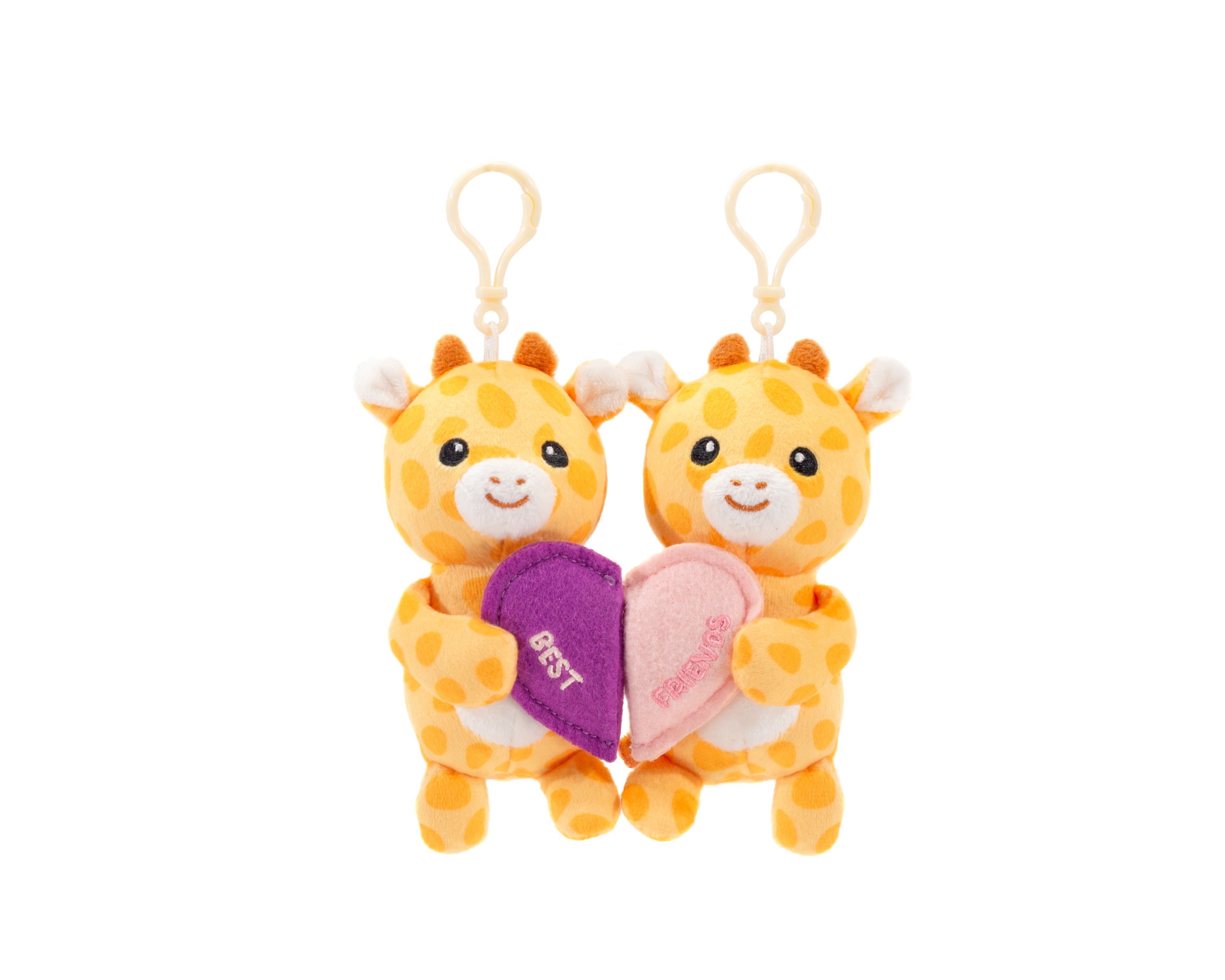 Besties Giraffes with Magnet Heart 5.5IN、mySite、g9winljtr