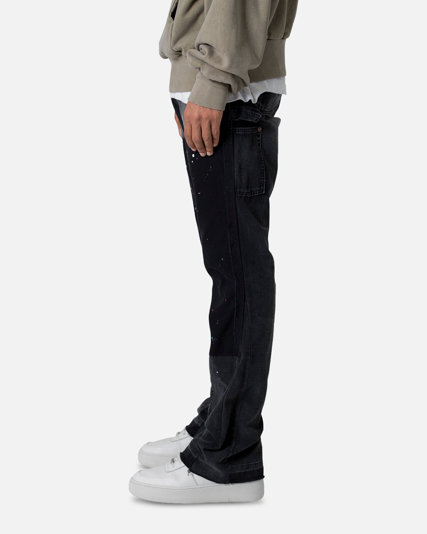 MNML B243 Flare Denim Jeans Black、mySite、zt4zffjzw