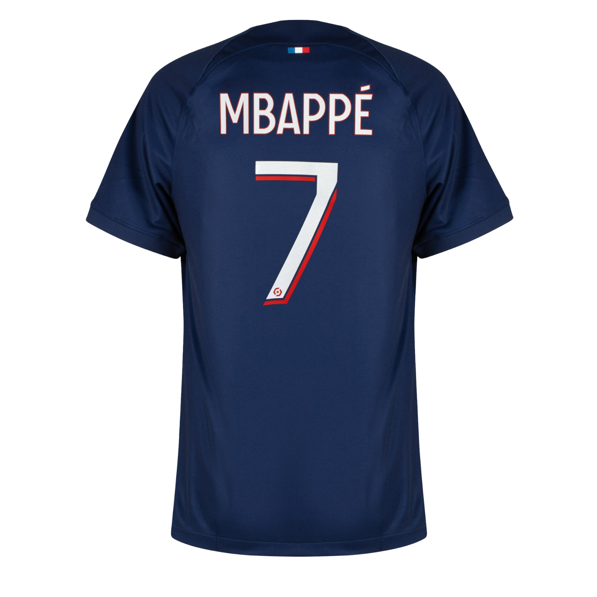 Nike Men's PSG 2023/24 Home Jersey w/ Mbappe #7 Printing、mySite、noshort
